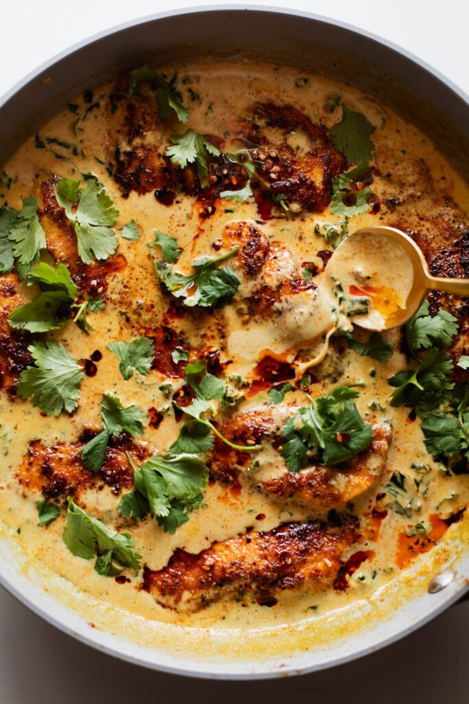 Chicken with Coconut Kale Recipe